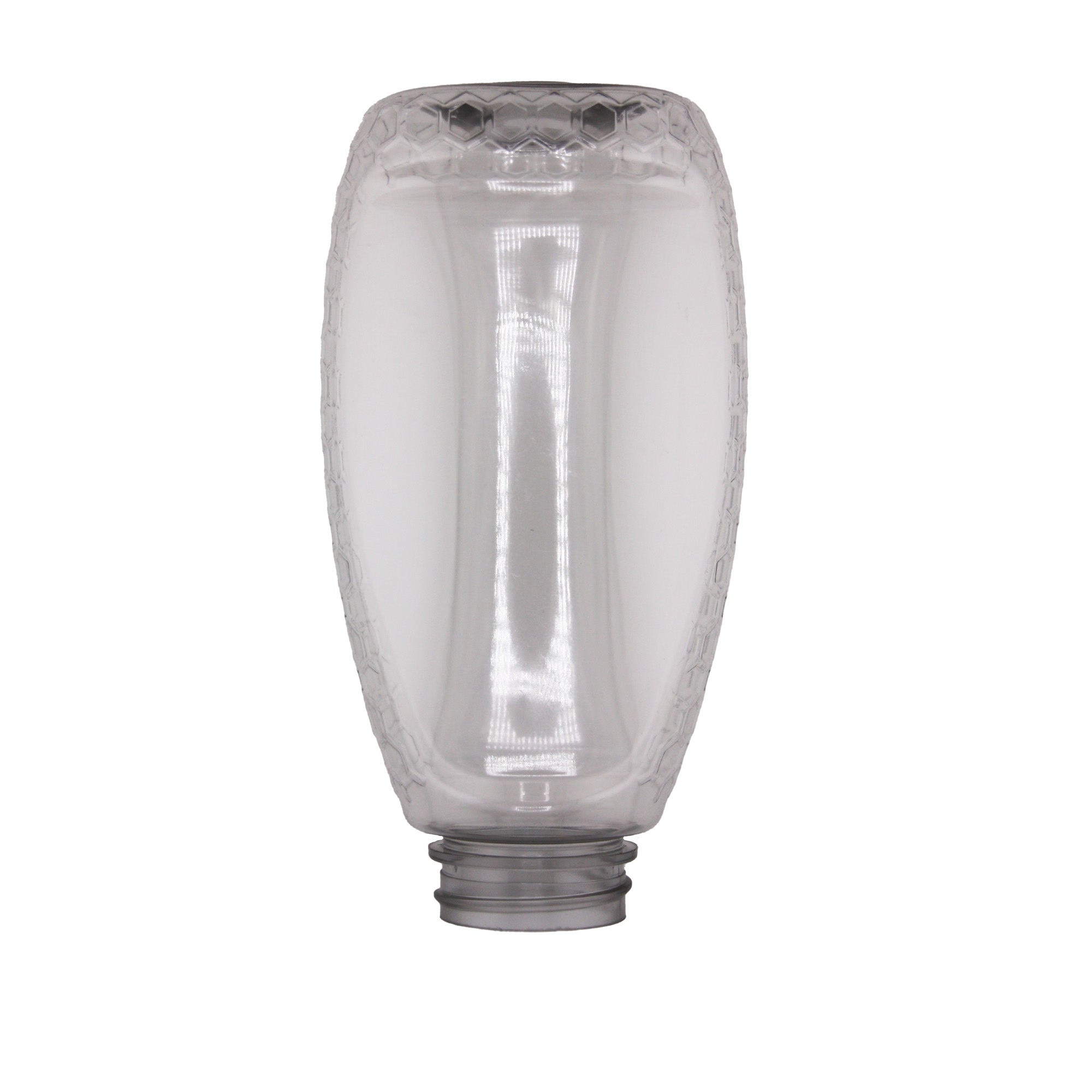 Clear Plastic Inverted Squeeze Container 10.67 fl oz (50 Pack)