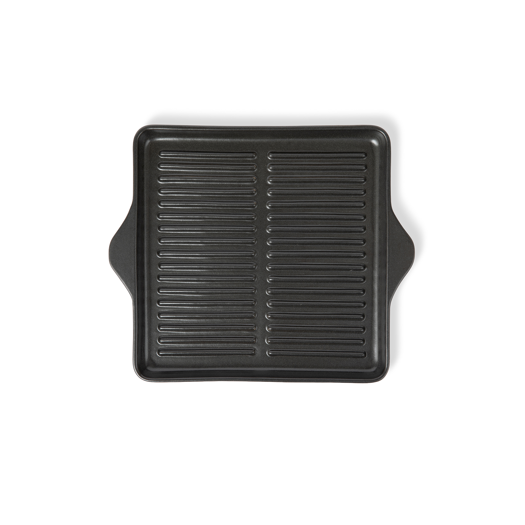 Indoor/Outdoor Ceramic Stoneware Grill Pan