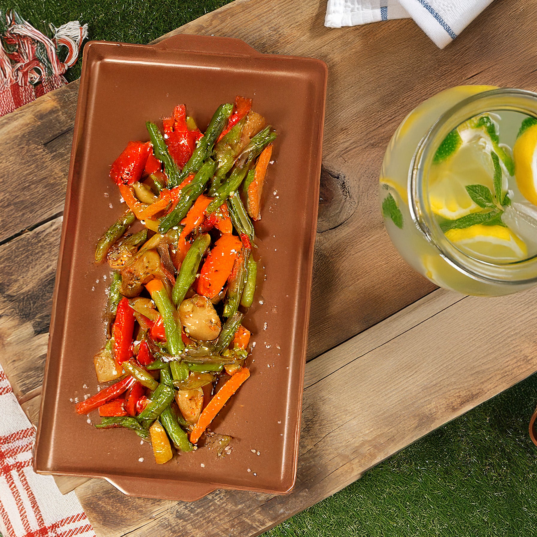 Indoor/Outdoor Ceramic Stoneware Flat Top Griddle