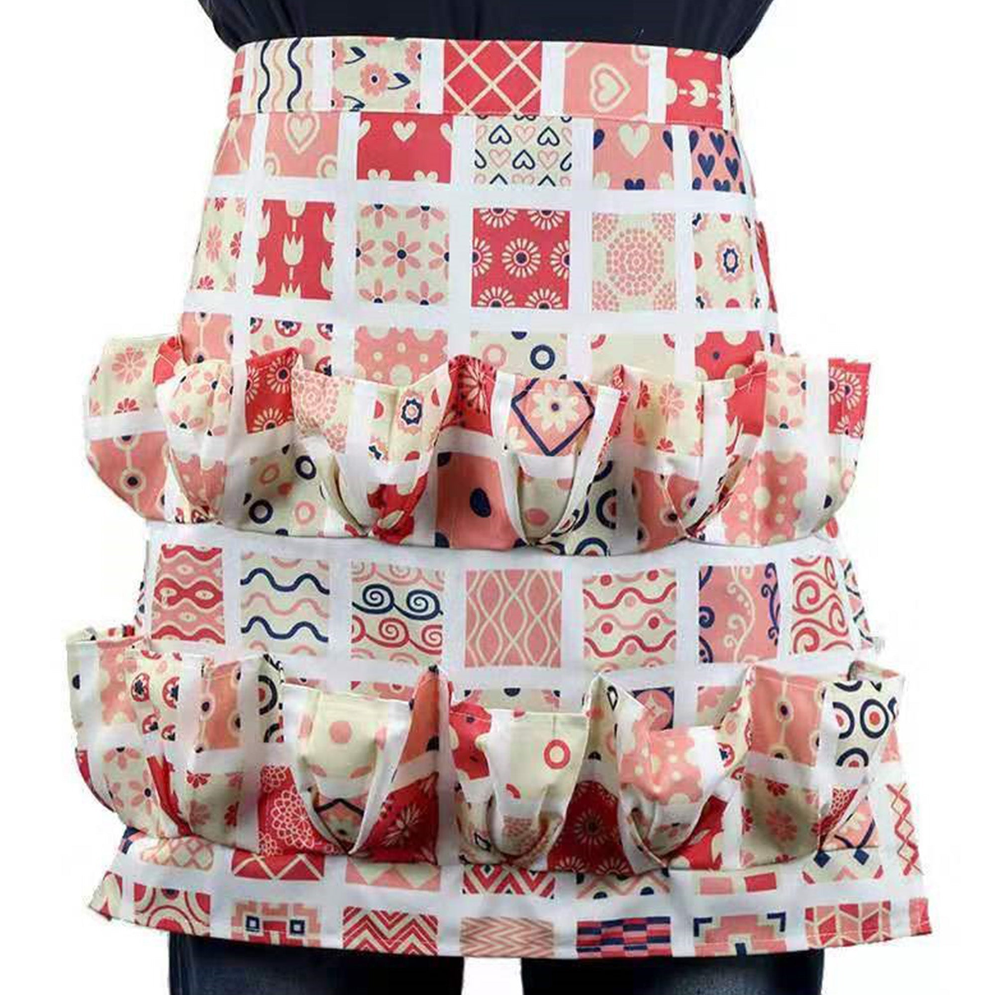 Farmhouse Egg Collecting & Vegetable Picking Apron (12 Pockets)