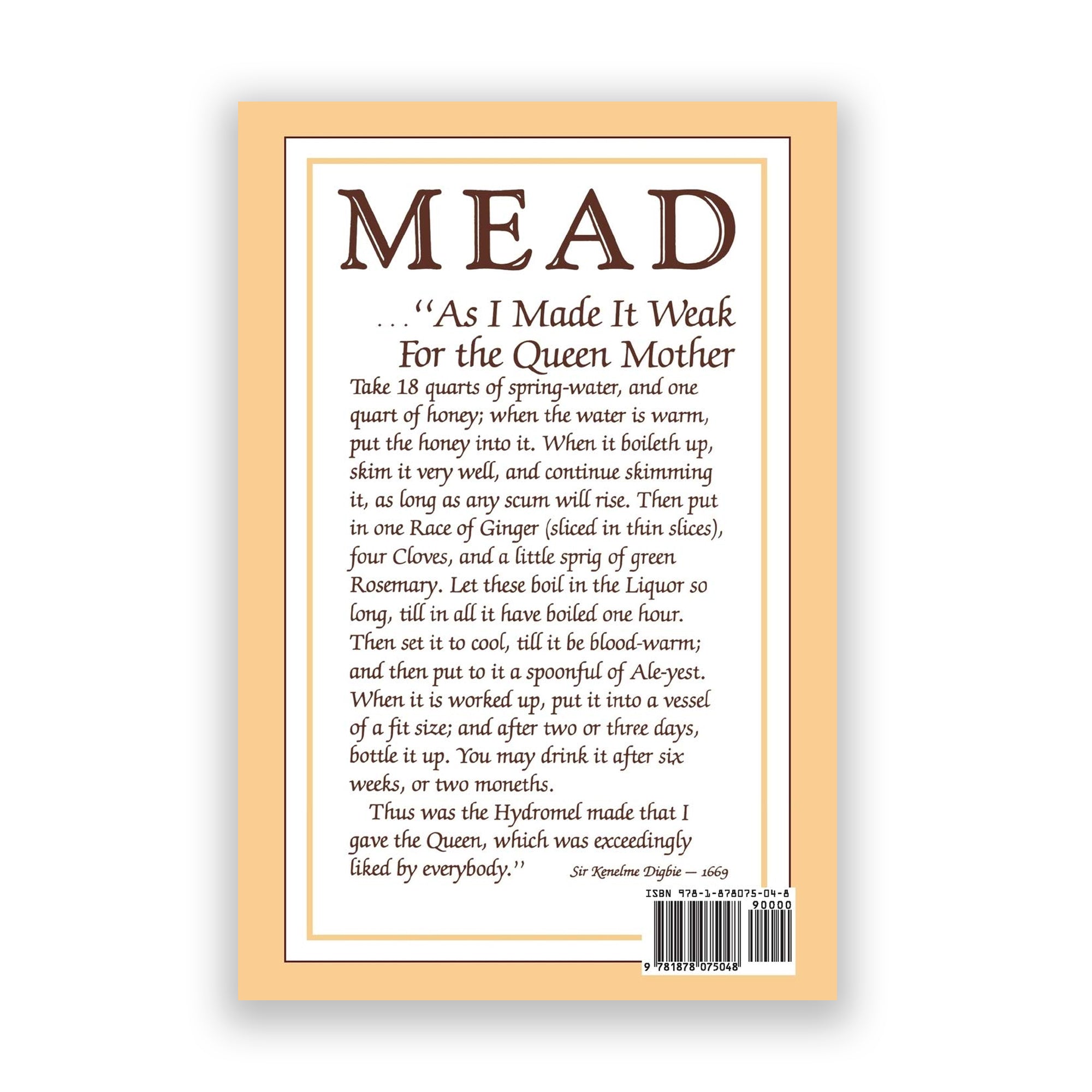 Making Mead (Honey Wine) Paperback Book