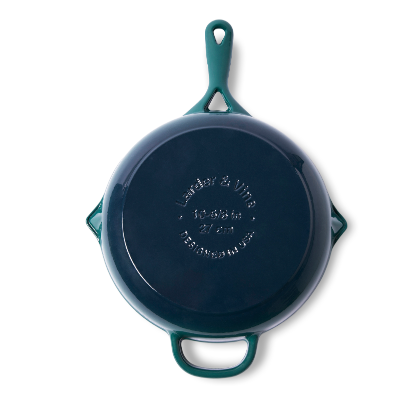 10" Enameled Cast Iron Skillet