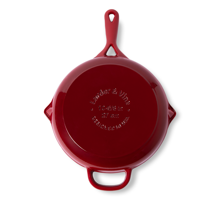 10" Enameled Cast Iron Skillet