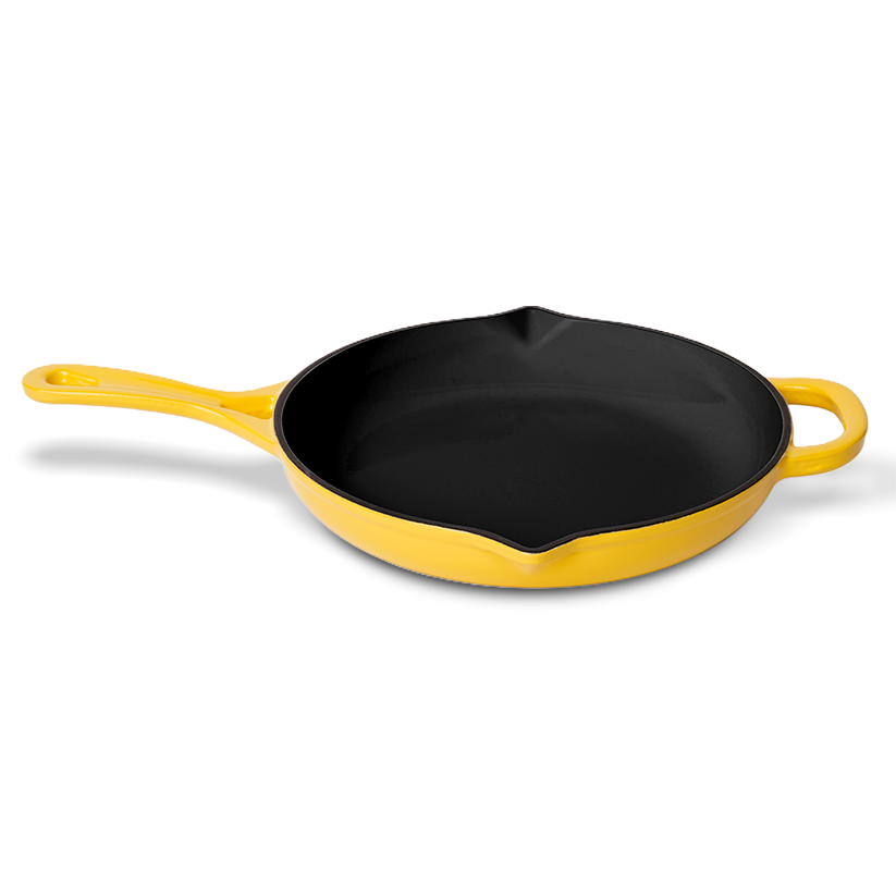 10" Enameled Cast Iron Skillet