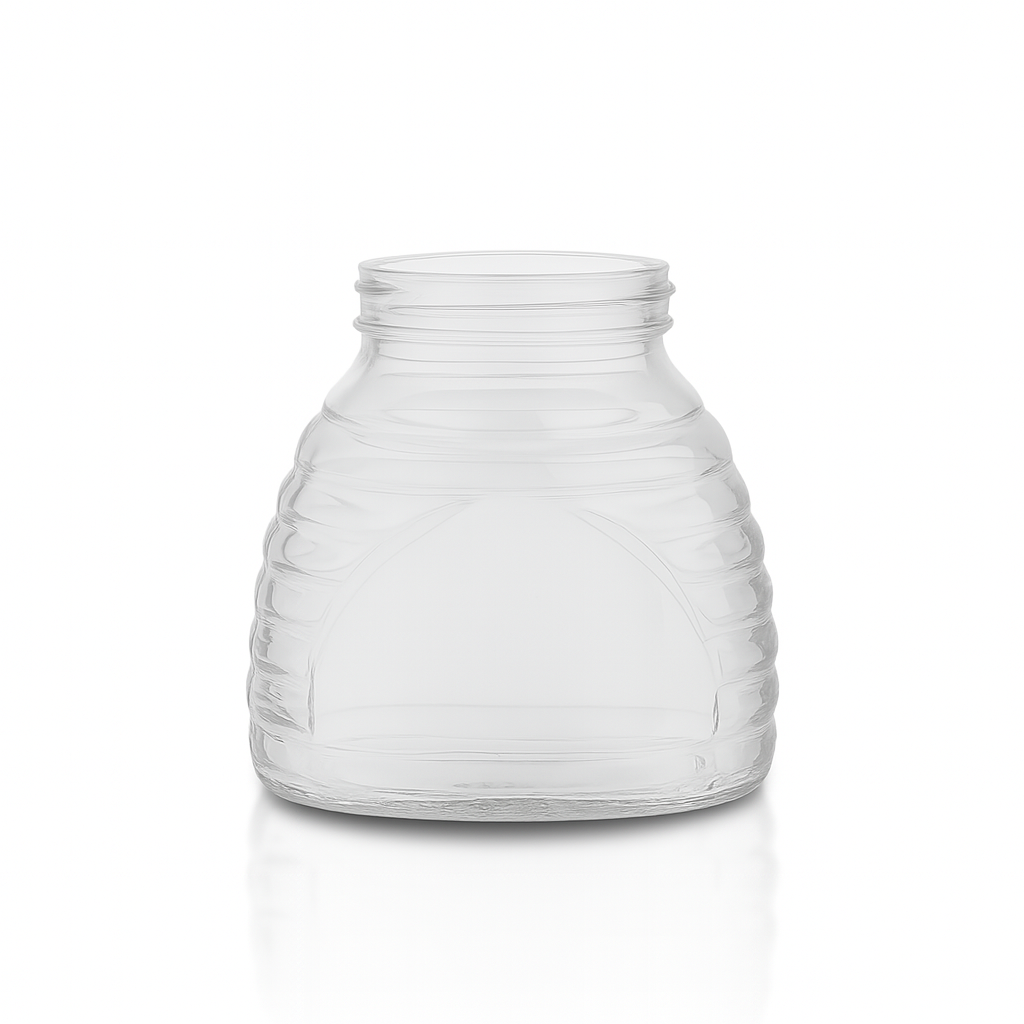 12 oz. wt. Glass Skep (hive) Jars Pallet of 130 cases of 12/NO Caps