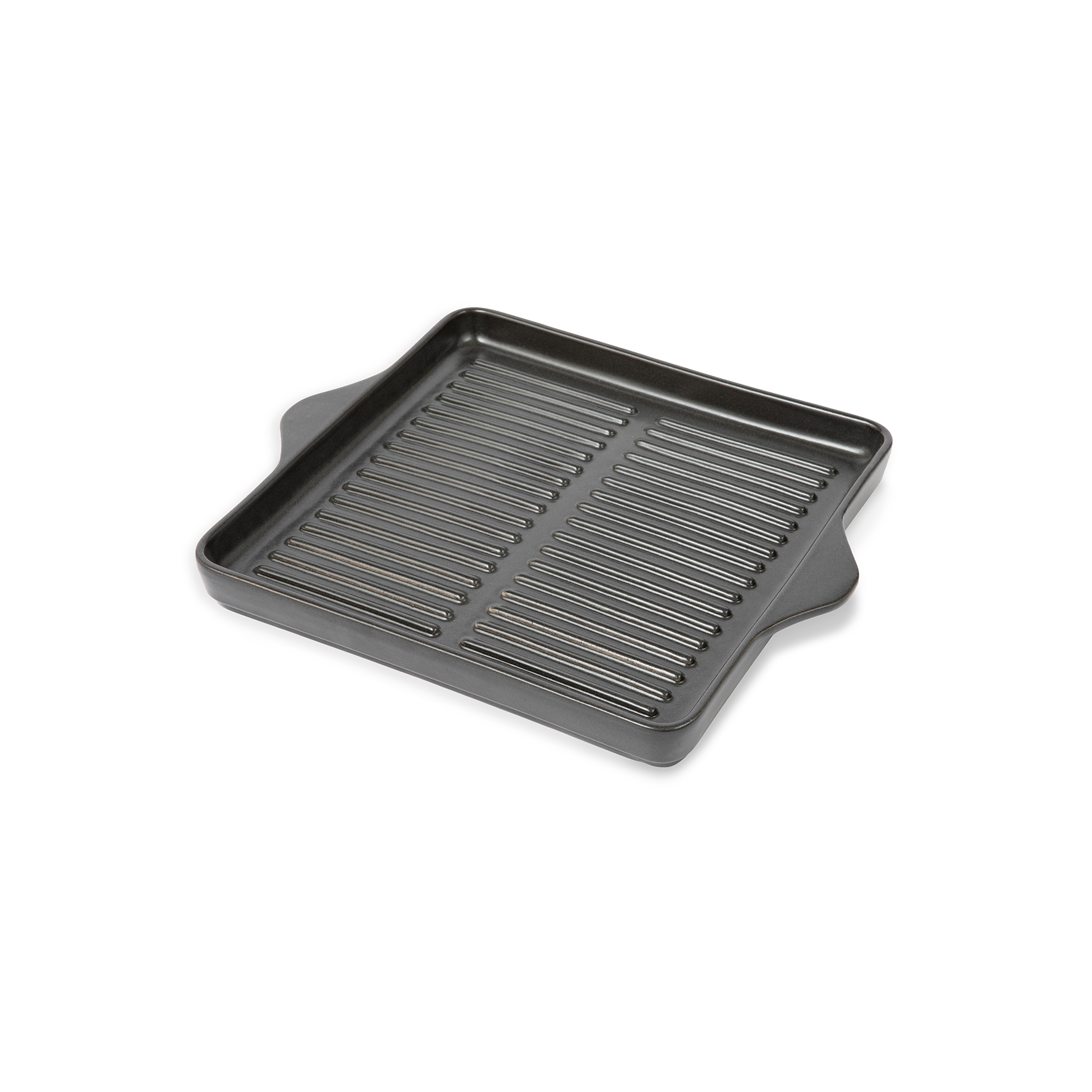 Indoor/Outdoor Ceramic Stoneware Grill Pan