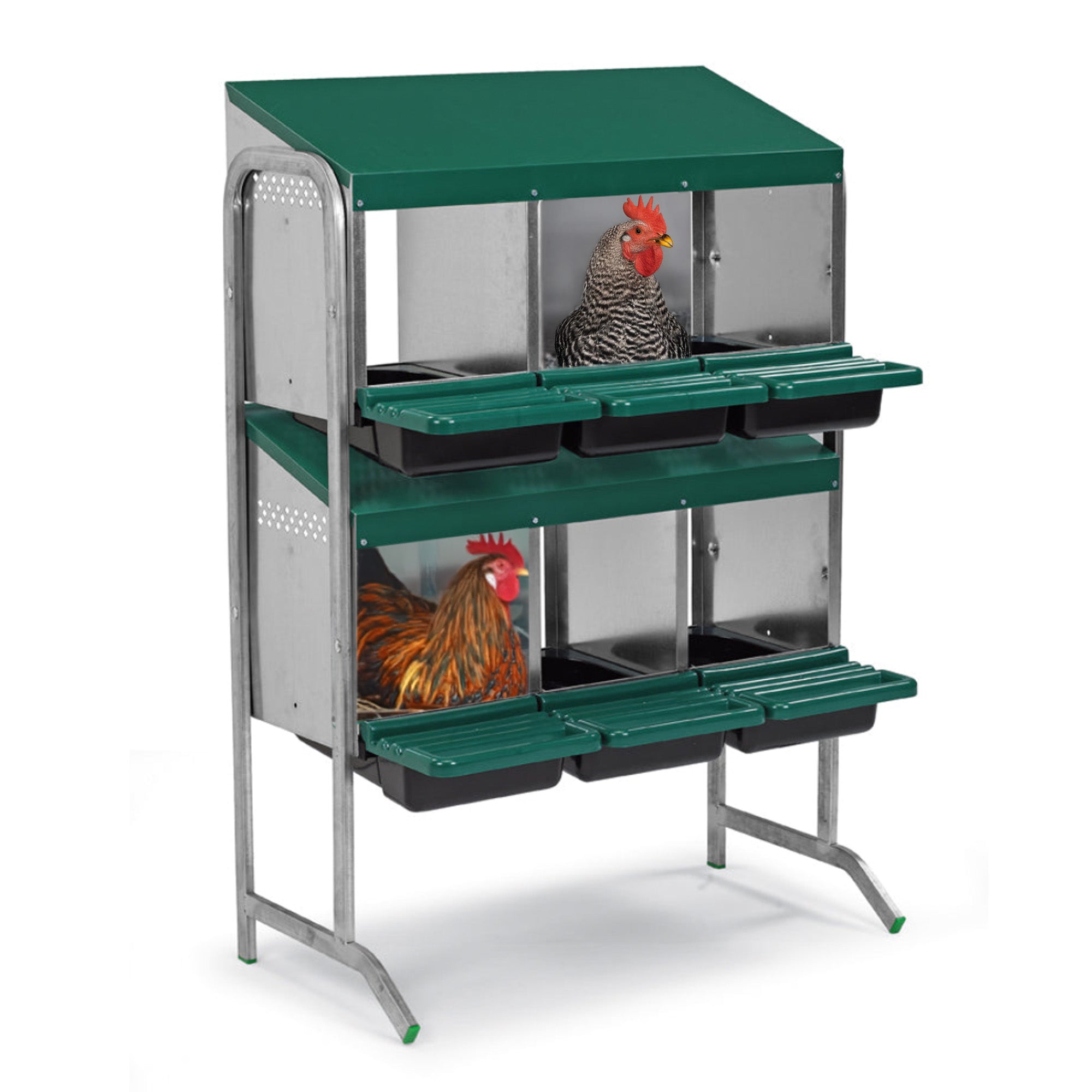 Single Sided Roll Out Chicken Nesting Box Stand Accessory