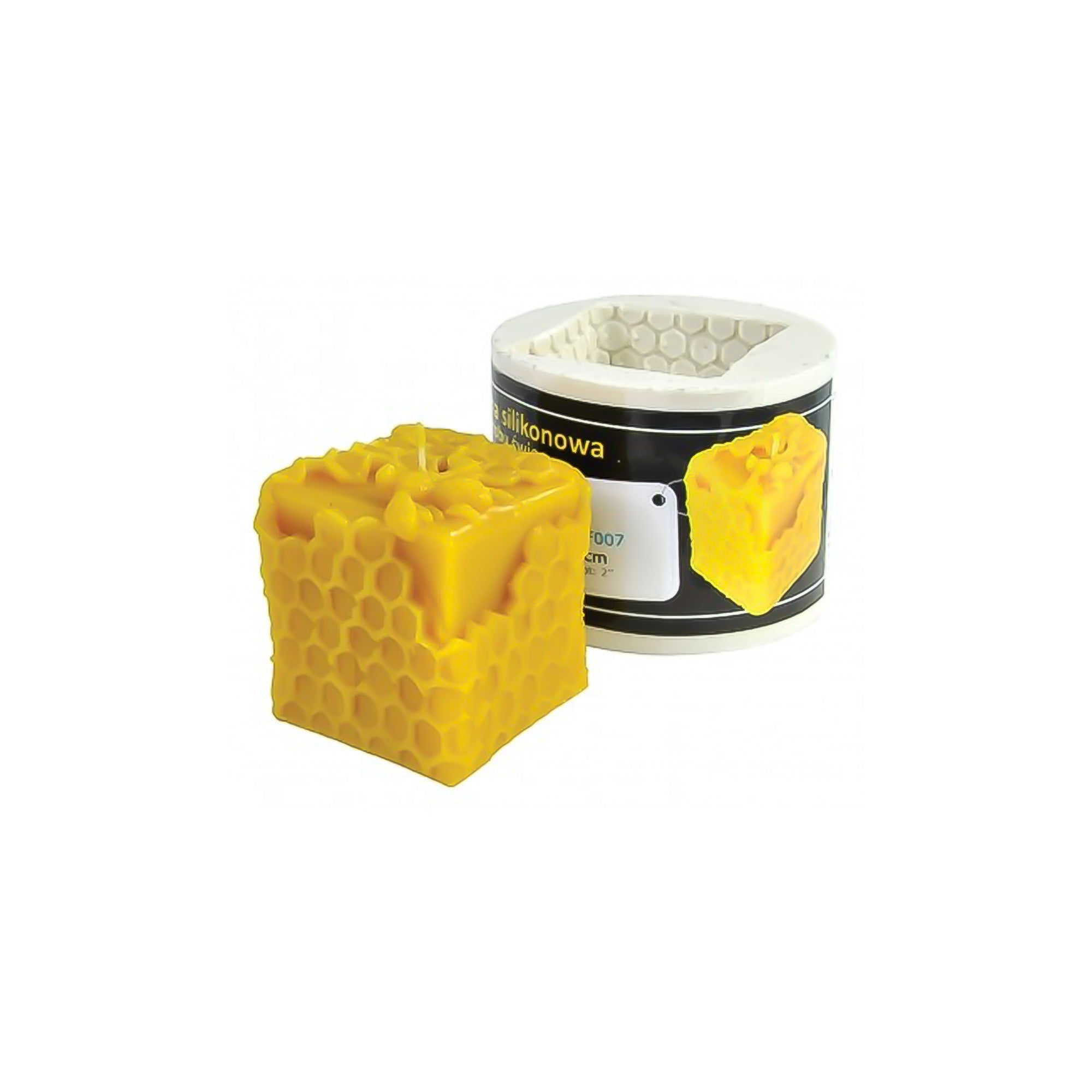 Cube Bee Candle Mold