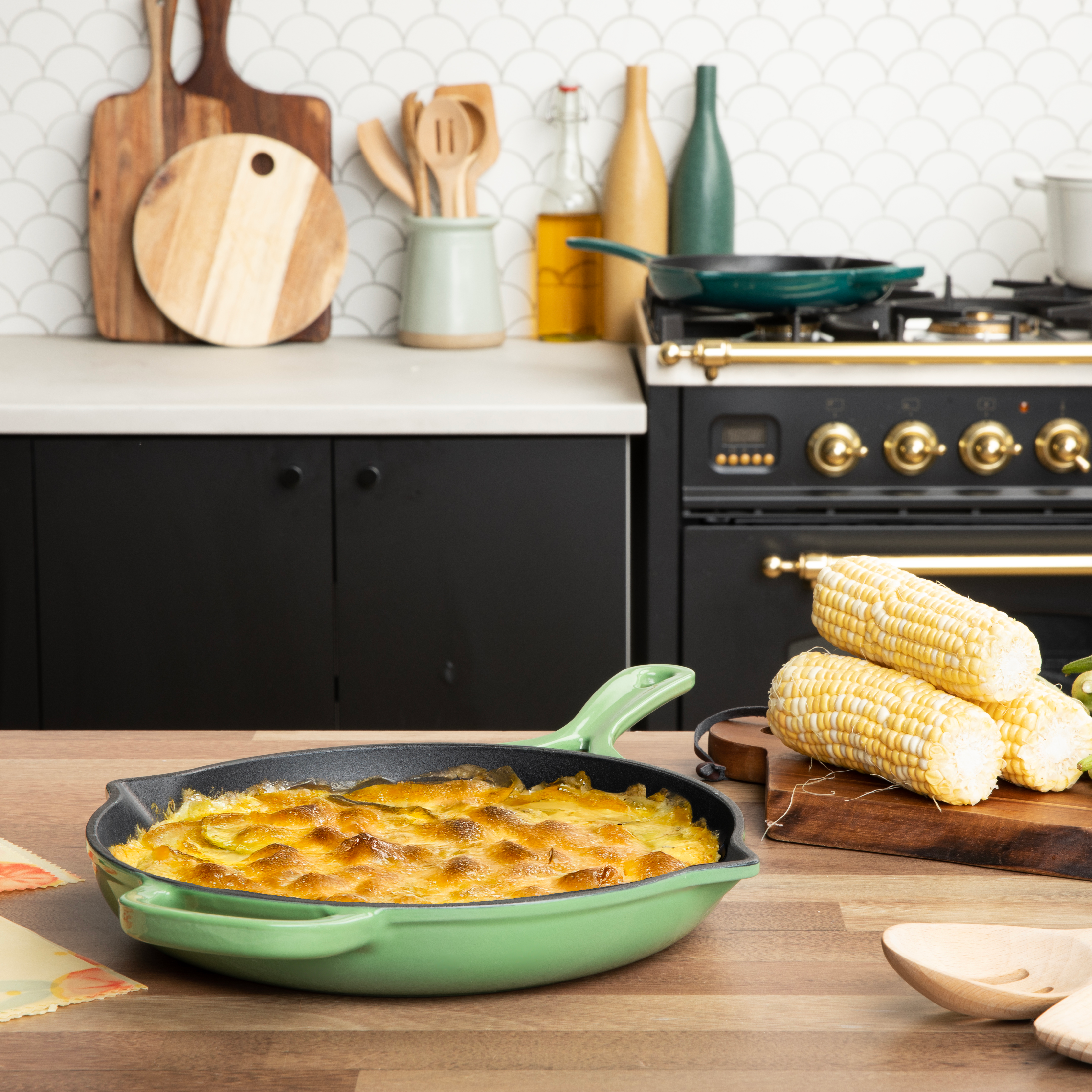 10" Enameled Cast Iron Skillet