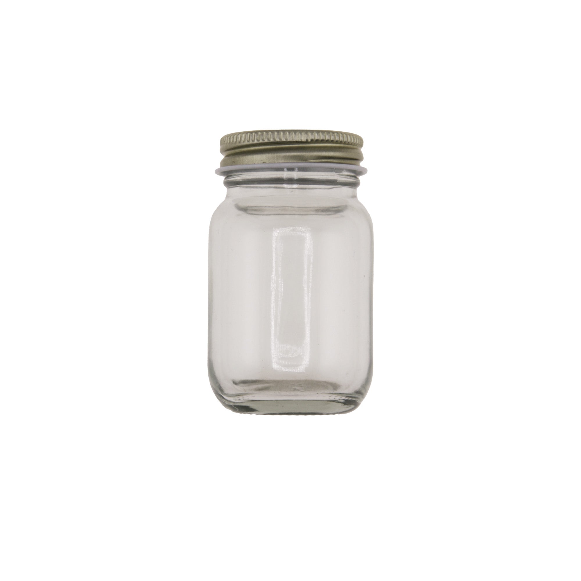 Clear Glass Mini Mason Jar with Lid 2 fl oz (24 Pack)